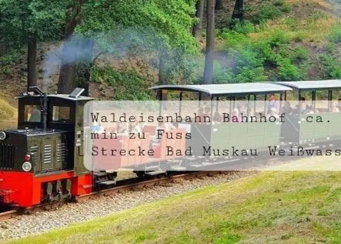 Moderne Ferienwohnung,sauna Im Haus, Parkplatz Hunde Willkommen, Nahe Schloss, Waldeisenbahn, Hermansbad, Unesco Geopark, Nahe Polnischer Markt, Lage Fuer Ausflugsziele Zum Wandern Oder Radfahren Διαμέρισμα