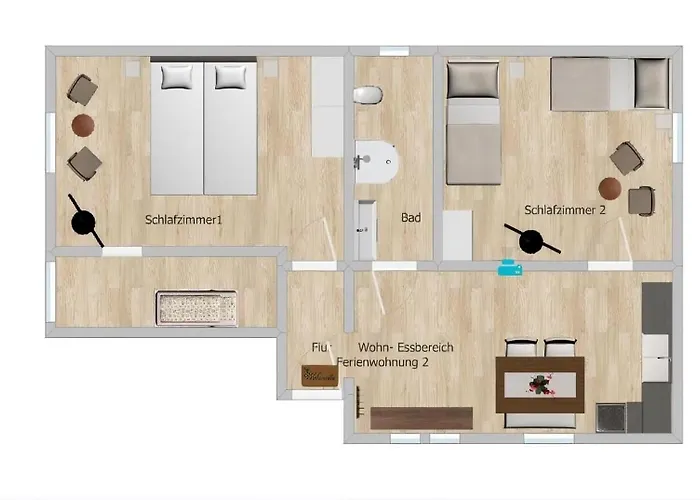 Moderne Ferienwohnung,sauna Im Haus, Parkplatz Hunde Willkommen, Nahe Schloss, Waldeisenbahn, Hermansbad, Unesco Geopark, Nahe Polnischer Markt, Lage Fuer Ausflugsziele Zum Wandern Oder Radfahren Διαμέρισμα Bad Muskau